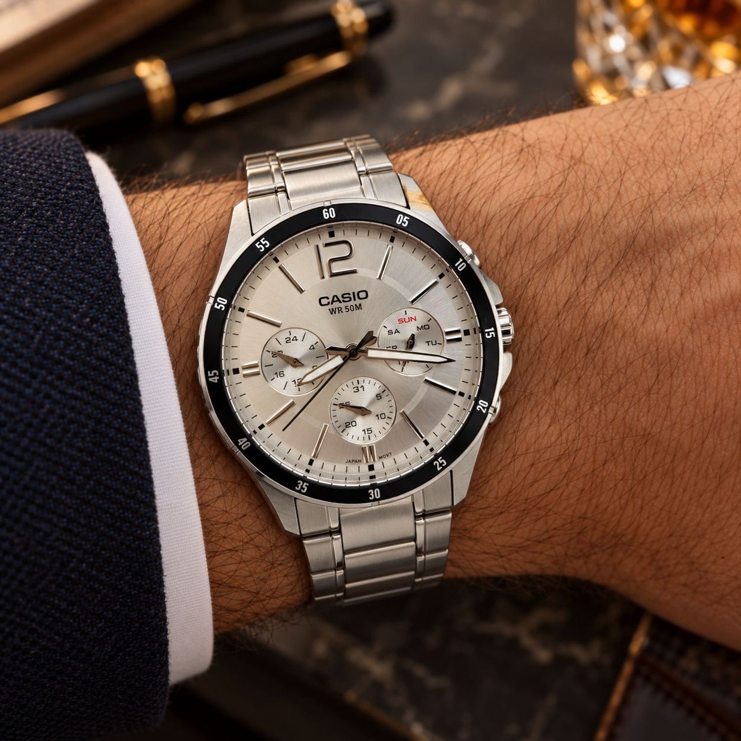 Casio MTP-1374PD-7AVEF Zegarek Męski Multidata 43 mm OUTLET (2).jpg